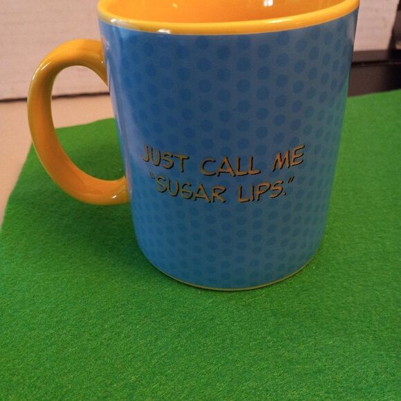 Snoopy Mug,  "Just Call me Sugar Lips" Cottagecore Kitsch Peanuts - Picture 2 of 6